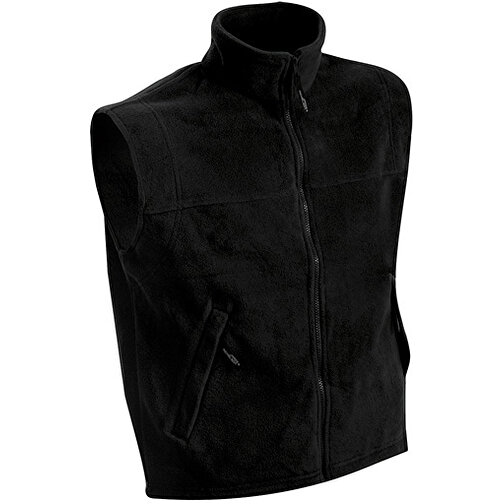 Fleece Vest , James Nicholson, schwarz, 100% Polyester, S, , Bild 1