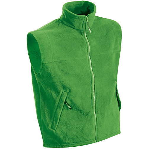 Fleece Vest , James Nicholson, lime-grün, 100% Polyester, L, , Bild 1