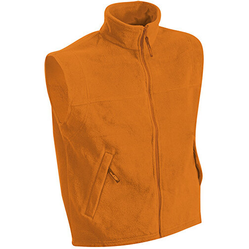 Fleece Vest , James Nicholson, orange, 100% Polyester, XL, , Bild 1