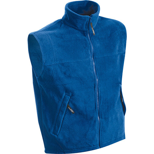 Fleece Vest , James Nicholson, royal, 100% Polyester, L, , Bild 1