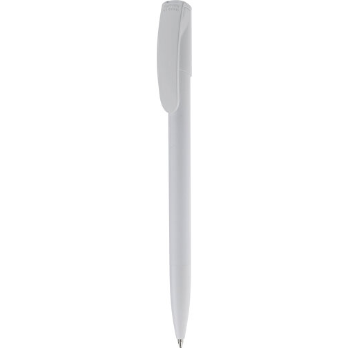 Kugelschreiber Deniro Hardcolour , weiß / weiß, ABS, 14,30cm (Länge), Bild 1