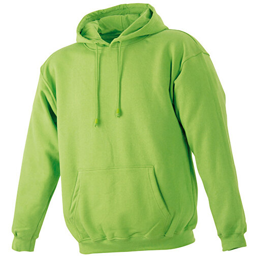 Hooded Sweat , James Nicholson, lime-grün, 80% Baumwolle, ringgesponnen, 20% Polyester, L, , Bild 1