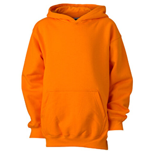 Hooded Sweat Junior , James Nicholson, orange, 80% Baumwolle, ringgesponnen, 20% Polyester, XL (146/152), , Bild 1