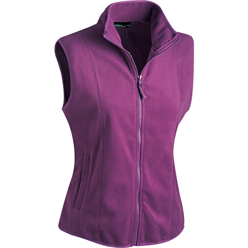 Girly Microfleece Vest , James Nicholson, lila, 100% Polyester, M, , Bild 1