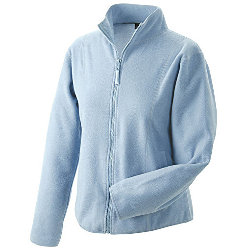 Girly Microfleece Jacket , James Nicholson, light-blau, 100% Polyester, S, , Bild 1