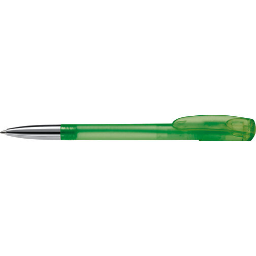Kugelschreiber Deniro Mit Metallspitze Frosty , gefrostet grün, ABS & Metall, 14,30cm (Länge), Bild 3