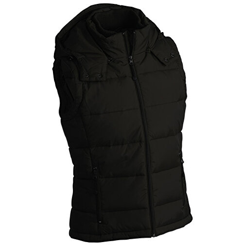 Men’s Padded Vest , James Nicholson, schwarz, 100% Polyester, XL, , Bild 1