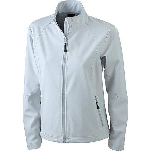 Ladies’ Softshell Jacket , James Nicholson, off-weiß, 90% Polyester, 10% Elasthan, M, , Bild 1