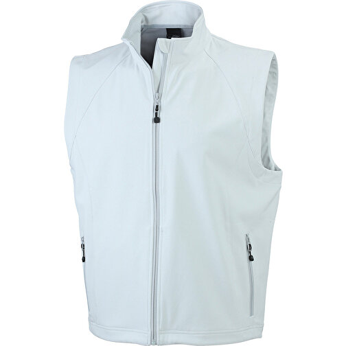 Men’s  Softshell Vest , James Nicholson, off-weiß, 90% Polyester, 10% Elasthan, XL, , Bild 1