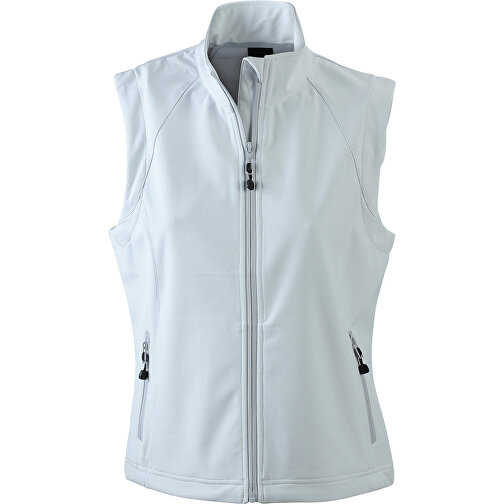 Ladies’ Softshell Vest , James Nicholson, off-weiß, 90% Polyester, 10% Elasthan, XL, , Bild 1
