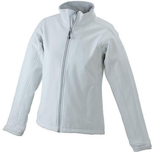 Ladies’ Softshell Jacket , James Nicholson, off-weiss, 95% Polyester, 5% Elasthan, M, , Bild 1
