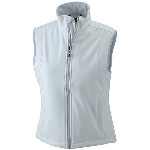 Ladies’ Softshell Vest , James Nicholson, off-weiß, 95% Polyester, 5% Elasthan, L, , Bild 1