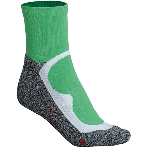 Sport Socks Short , James Nicholson, grün, 76% Polyester, 22% Polyamid, 2% Elasthan, 35-38, , Bild 1