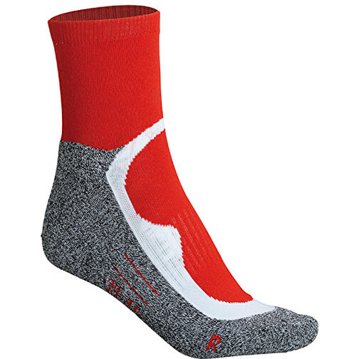 Sport Socks Short , James Nicholson, rot, 76% Polyester, 22% Polyamid, 2% Elasthan, 45-47, , Bild 1