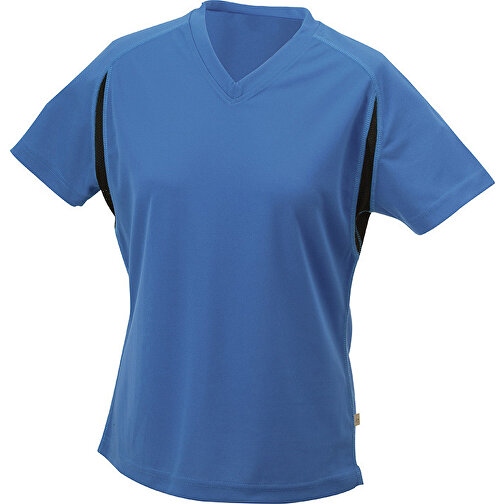 Ladies’ Running-T , James Nicholson, royal/schwarz, 100% Polyester, L, , Bild 1