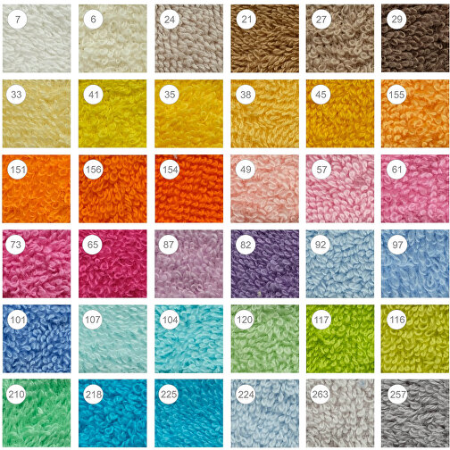 Walk-Frottiertuch , helle und mittlere Farben, Baumwolle, 70,00cm x 140,00cm (Länge x Breite), Bild 3