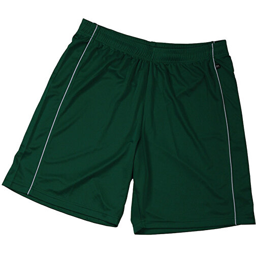 Basic Team Shorts Junior , James Nicholson, grün/weiß, 100% Polyester, M (122/128), , Bild 1