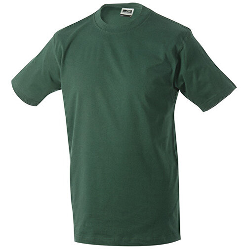 Workwear-T Men , James Nicholson, dark-grün, 100% Baumwolle, ringgesponnen, XL, , Bild 1
