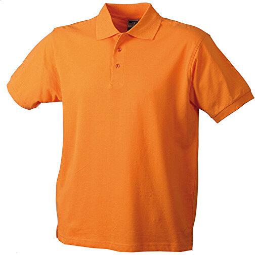 Workwear Polo Men , James Nicholson, orange, 100% Baumwolle, gekämmt, ringgesponnen, XXL, , Bild 1