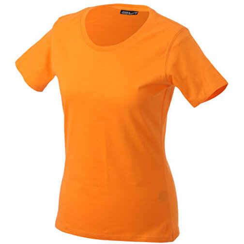 Workwear-T Women , James Nicholson, orange, 100% Baumwolle, gekämmt, ringgesponnen, XL, , Bild 1
