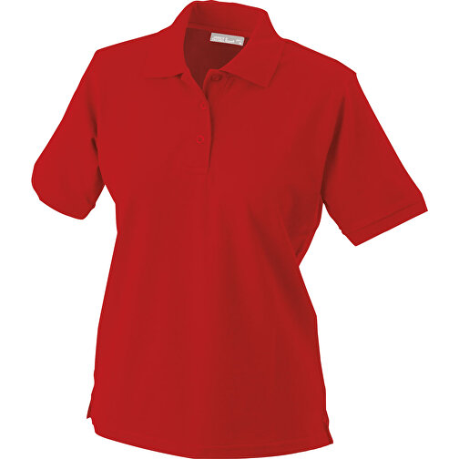Workwear Polo Women , James Nicholson, rot, 100% Baumwolle, gekämmt, ringgesponnen, XL, , Bild 1