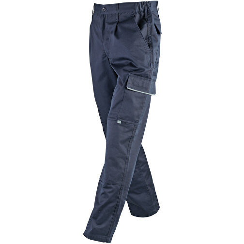 Workwear Pants , James Nicholson, navy, 65% Polyester, 35% Baumwolle, M, , Bild 1