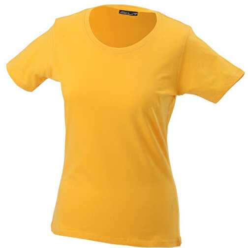 Ladies’ Basic-T , James Nicholson, gold-gelb, 100% Baumwolle, ringgesponnen, XL, , Bild 1