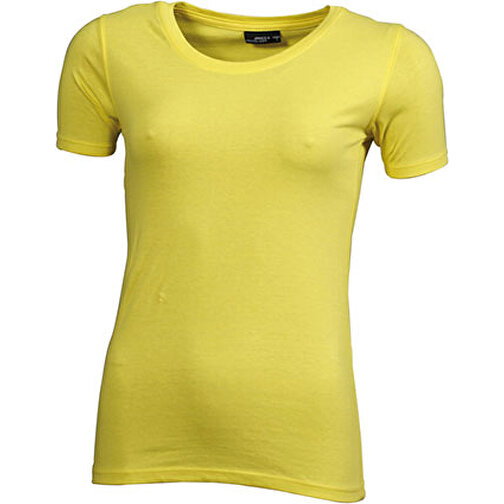 Ladies’ Basic-T , James Nicholson, gelb, 100% Baumwolle, ringgesponnen, XL, , Bild 1