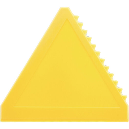 Eiskratzer, Dreieck , gelb, PS, 11,00cm x 10,50cm (Länge x Breite), Bild 1
