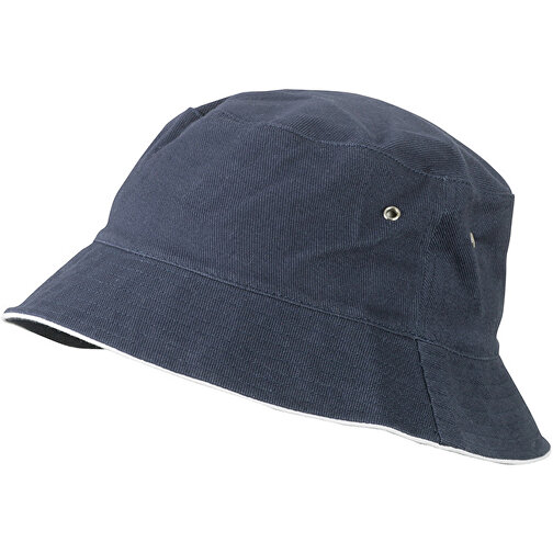 Fisherman Piping Hat For Kids , Myrtle Beach, navy/weiß, 100% Baumwolle, one size, , Bild 1