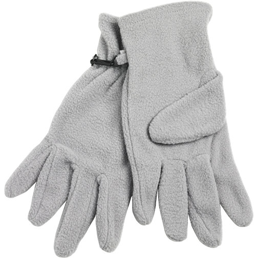 Microfleece Gloves , Myrtle Beach, grau, 100% Polyester, L/XL, , Bild 1