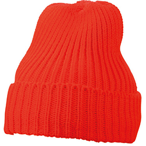 Warm Knitted Cap , Myrtle Beach, rot, 100% Polyester, one size, , Bild 1
