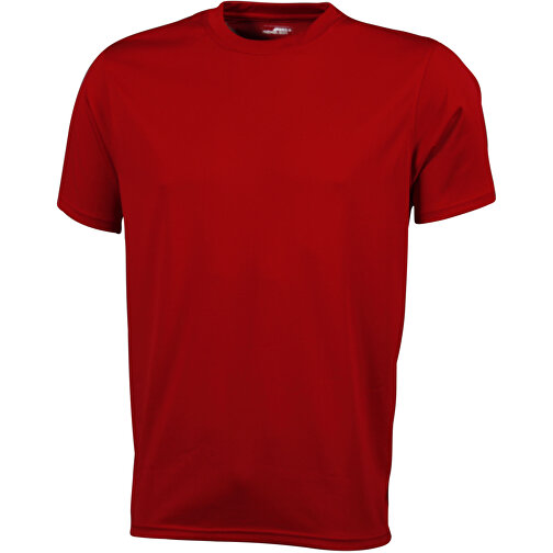 Men’s Active - T , James Nicholson, rot, 100% Polyester, L, , Bild 1