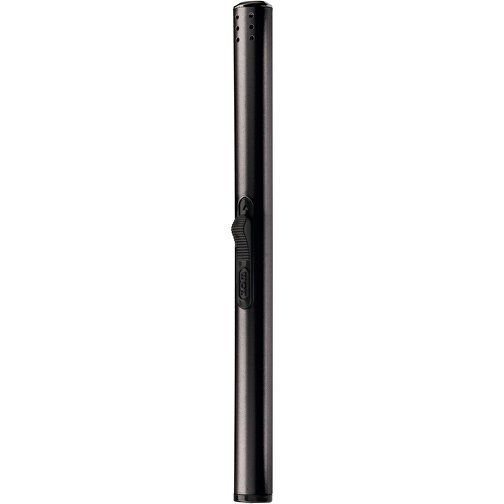 Stabfeuerzeug , schwarz, Aluminium, 17,80cm x 1,20cm x 1,50cm (Länge x Höhe x Breite), Bild 1