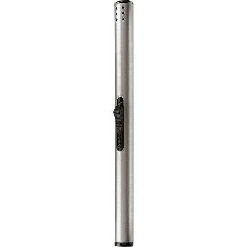 Stabfeuerzeug , silber, Aluminium, 17,80cm x 1,20cm x 1,50cm (Länge x Höhe x Breite), Bild 1