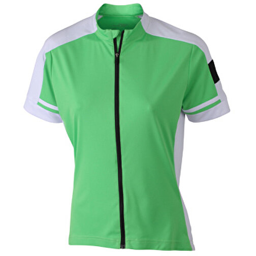 Ladies’ Bike-T Full Zip , James Nicholson, grün, 100% Polyester, M, , Bild 1