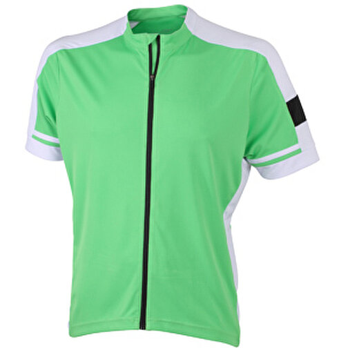 Men’s Bike-T Full Zip , James Nicholson, grün, 100% Polyester, L, , Bild 1