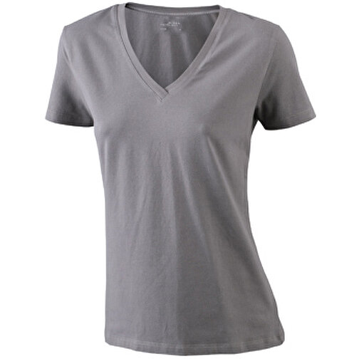 Tee-shirt femme extensible col V, Image 1