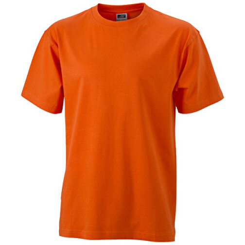 Round-T Heavy (180g/m²) , James Nicholson, dark-orange, 100% Baumwolle, gekämmt, ringgesponnen, 4XL, , Bild 1