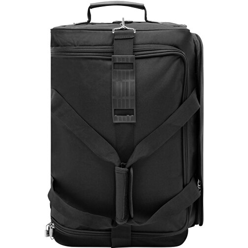 Trolley-Reisetasche AIRPACK , schwarz, 600D Polyester / EVA, 50,00cm x 29,00cm x 33,00cm (Länge x Höhe x Breite), Bild 4