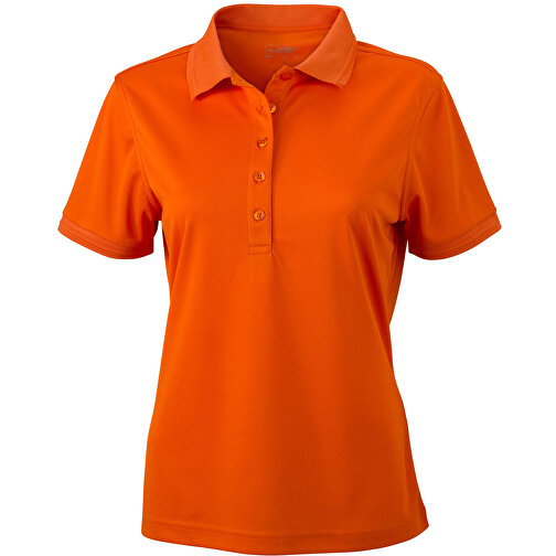 Ladies’ Active Polo , James Nicholson, dark-orange, 100% Polyester, S, , Bild 1