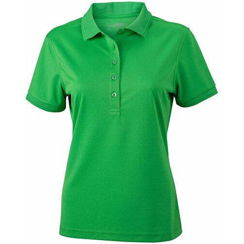 Ladies’ Active Polo , James Nicholson, grün, 100% Polyester, XL, , Bild 1