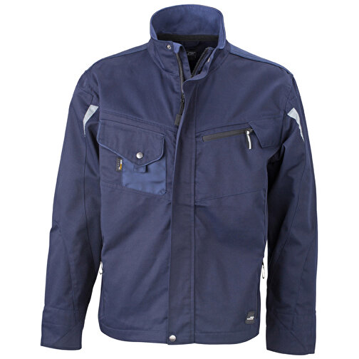 Workwear Jacket , James Nicholson, navy/navy, 100% Polyamid CORDURA ®, M, , Bild 1