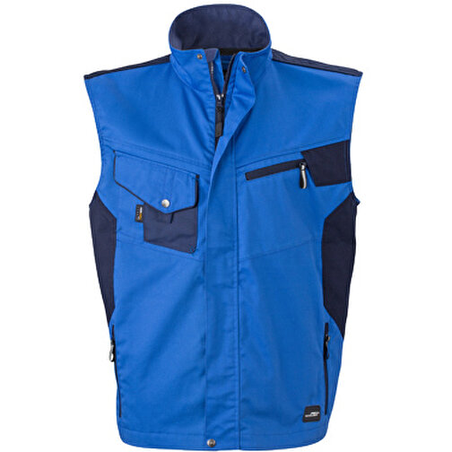 Workwear Vest , James Nicholson, royal/navy, 100% Polyamid CORDURA ®, XXL, , Bild 1