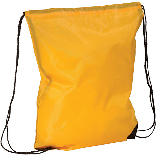 Rucksack Aus Polyester 210D , gelb, PolJater, 34,00cm x 45,50cm (Länge x Höhe), Bild 1