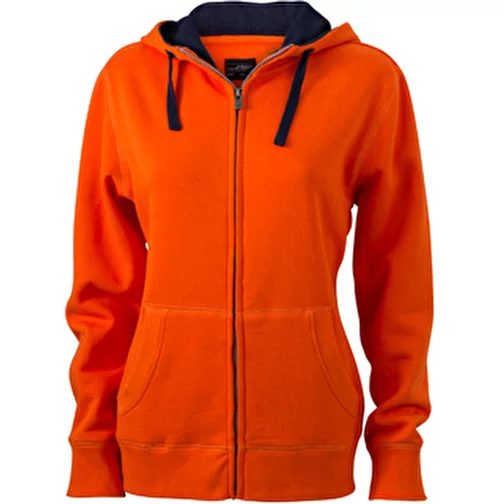 Sweat-shirt à capuche contrasté femme, Image 1