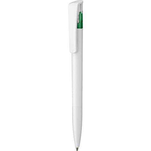 Kugelschreiber All-Star SF , Ritter-Pen, limonen-grün/weiss, ABS-Kunststoff, 14,70cm (Länge), Bild 1