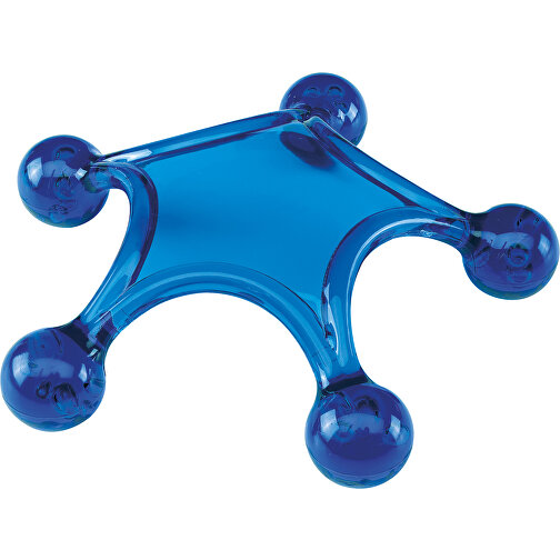 Massage-Seestern STARFISH , blau, Kunststoff, 3,00cm (Höhe), Bild 1