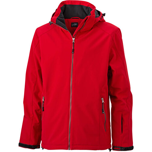 Men’s Wintersport Jacket , James Nicholson, rot, 100% Polyester, XL, , Bild 1