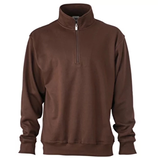 Sweat-shirt de travail demi-zip, Image 1